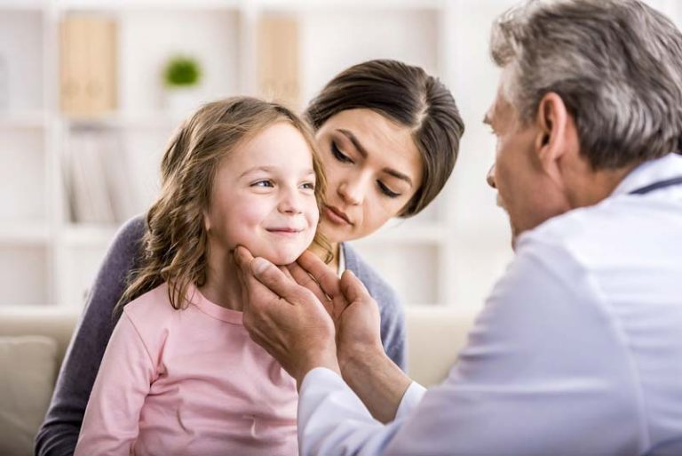 Mother and Girl with Pediatrician - Pediatric Associates of Franklin